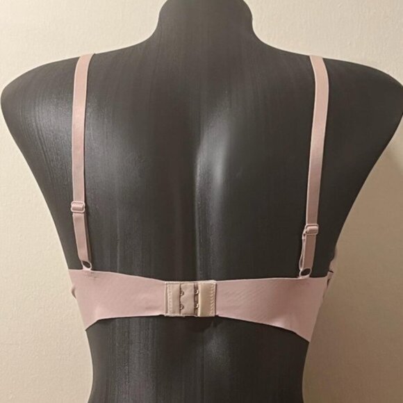 Pastel Pink Padded Power Push Up Bra - Picture 3 of 3